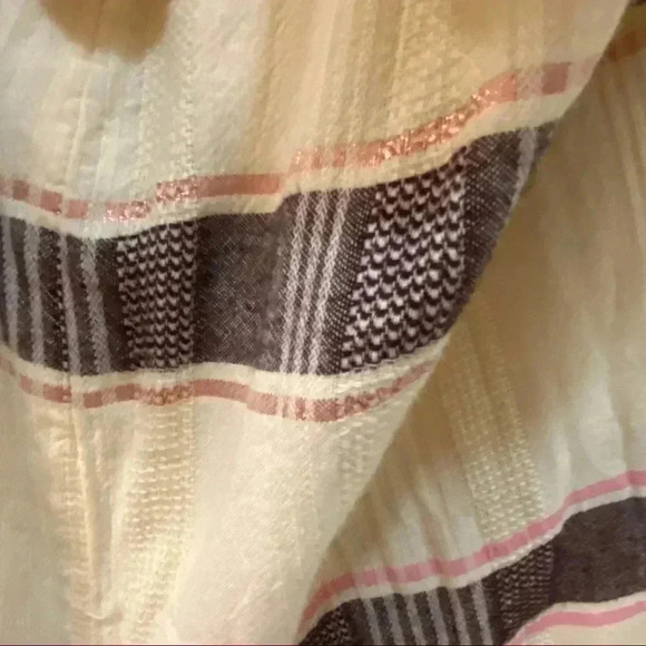 Anthropologie Saturday Sunday Marina halter ruffle  jumpsuit romper medium - Picture 5 of 5